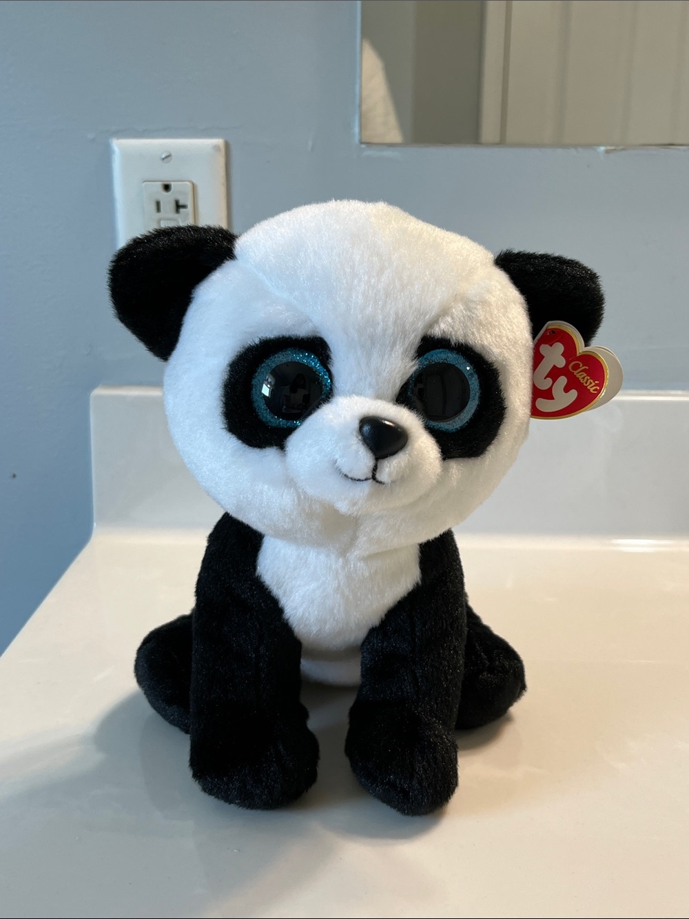 Ty Black & White Panda Stuffed Animal